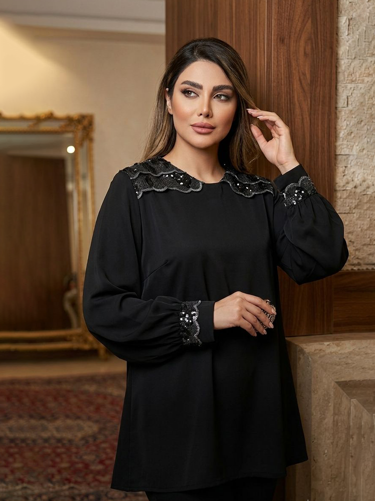 شومیز کرپ الیزه - raykaashop گرگان